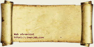 Andrea Mečanin vizit kartica